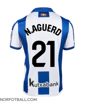 Billige Fotballdrakt Real Sociedad Nayef Aguerd #21 Replika Hjemmedrakt 2024-25 Kortermet